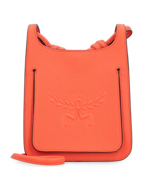 MCM Himmel Mini Leather Hobo Bag
