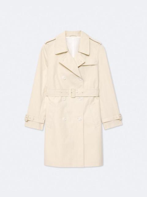 ALLSAINTS LEONARD DOUBLE-BREASTED COTTON TRENCH COAT