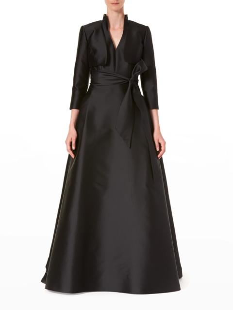 CAROLINA HERRERA Icon Mikado Bolero Jacket