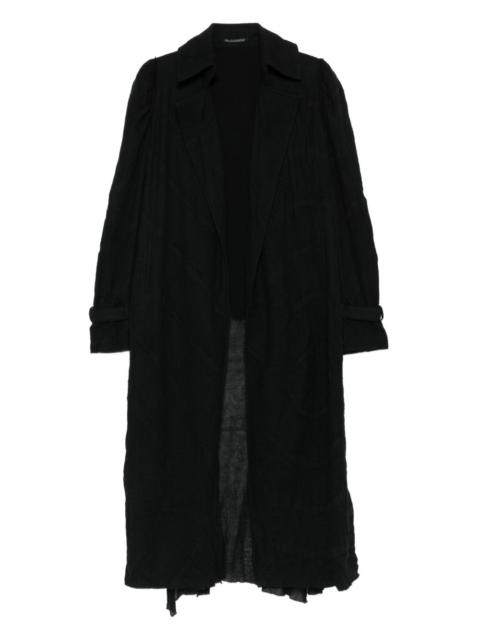 Yohji Yamamoto wool single-breasted coat