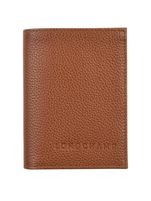Le Foulonné Card holder Caramel - Leather