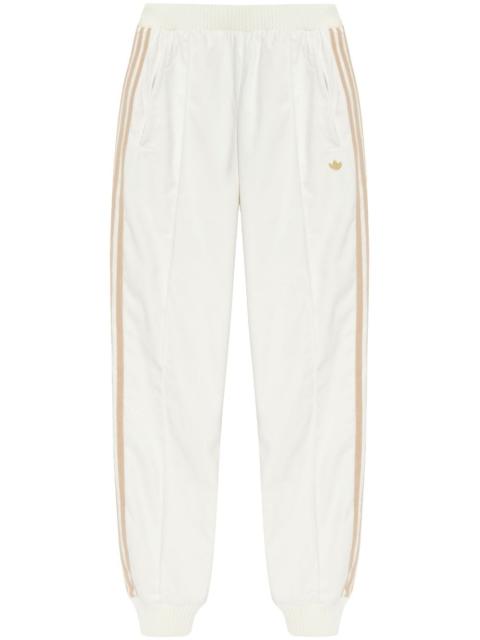 adidas logo-patch cotton track pants