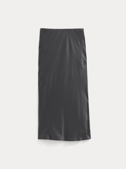 EVERLANE SLIP SKIRT IN SILK CHARMEUSE