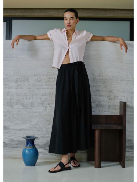 ME+EM Button Front Maxi Skirt