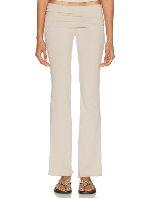 SKIMS Cotton Jersey Foldover Pant