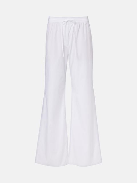 DOROTHEE SCHUMACHER Poplin Power II cotton poplin wide-leg pants