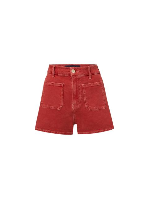 VERONICA BEARD ELIJAH PATCH-POCKET SHORT