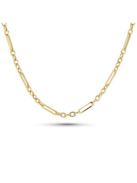 STONE AND STRAND Gold Vintage Link Pivot Chain