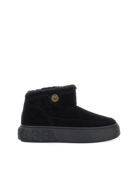 PINKO suede platform boots