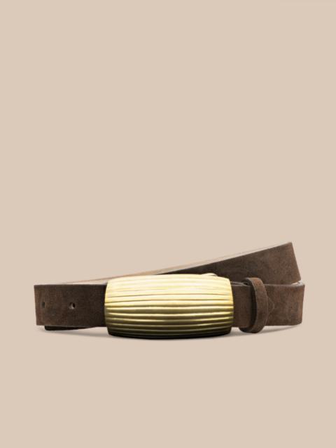 L'AGENCE Machado Suede Belt