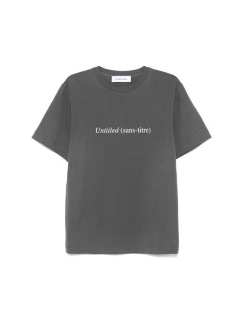 Étude Untitled-print T-shirt