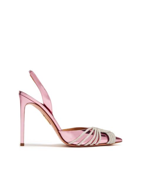 AQUAZZURA Gatsby 105mm slingback pumps