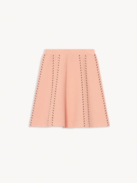 Sandro Short A-line knit skirt