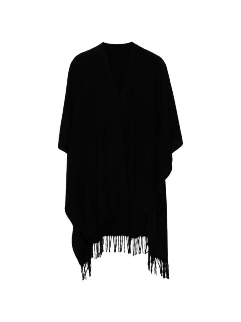 fringed poncho