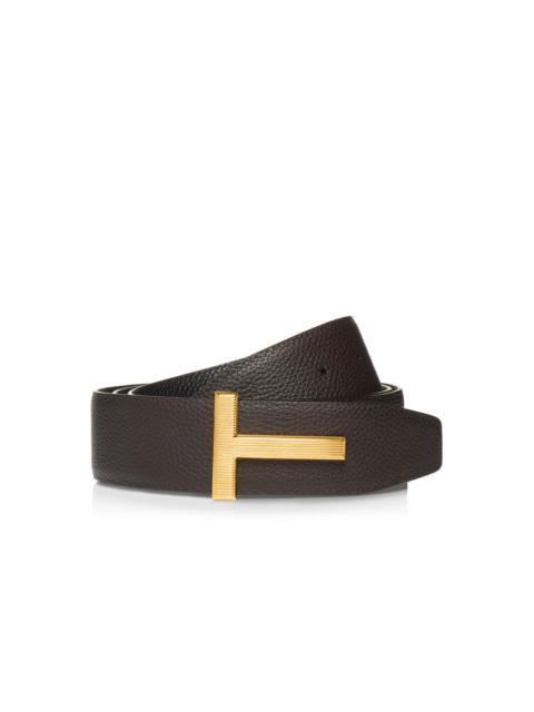 TOM FORD SOFT GRAIN LEATHER RIDGE T BELT
