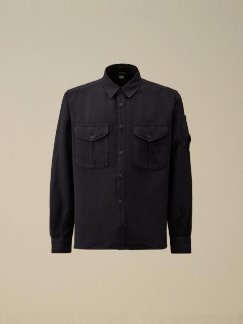 C.P. Company Cotton/Linen Long Sleeve Button Shirt