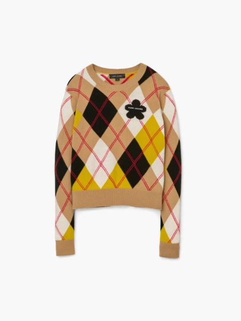 Marc Jacobs PREPPY DAISY ARGYLE CREWNECK