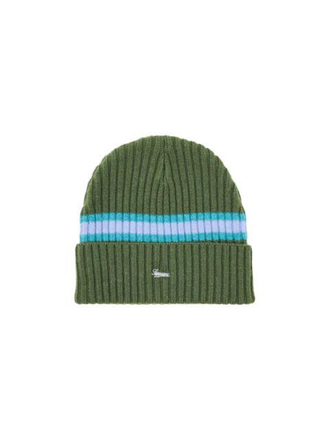 Supreme 대 스트립 캐시미어 Beanie 'Olive 이름 *