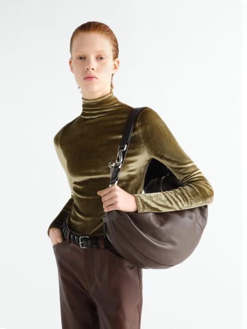Lemaire LARGE QUIVER CLIP BAG IN LEATHER