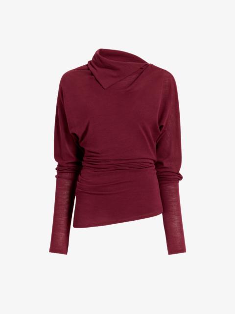 Proenza Schouler Golda Top in Gauzy Jersey