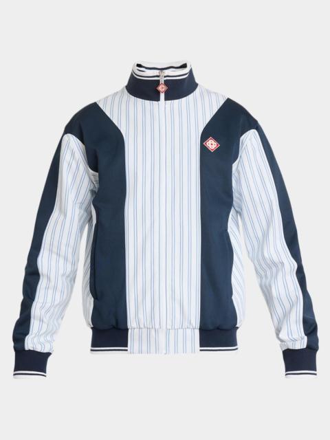 CASABLANCA Men's Panelled Full-Zip Track Jacket