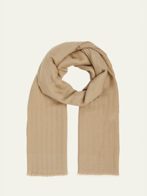 Loro Piana Jacquard Cashmere Maxi Stole