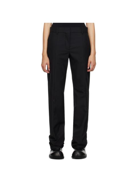 032c Black Wound Trousers