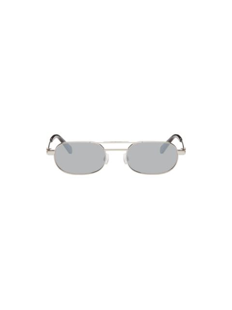 Off-White Silver Vaiden Sunglasses