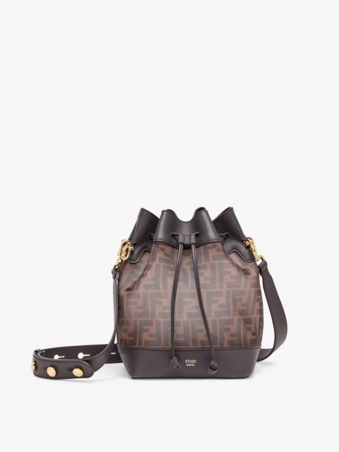 FENDI Brown tech mesh bag