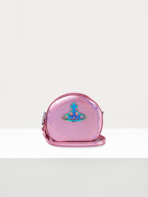 Vivienne Westwood IRIDESCENT MINI ROUND CROSSBODY