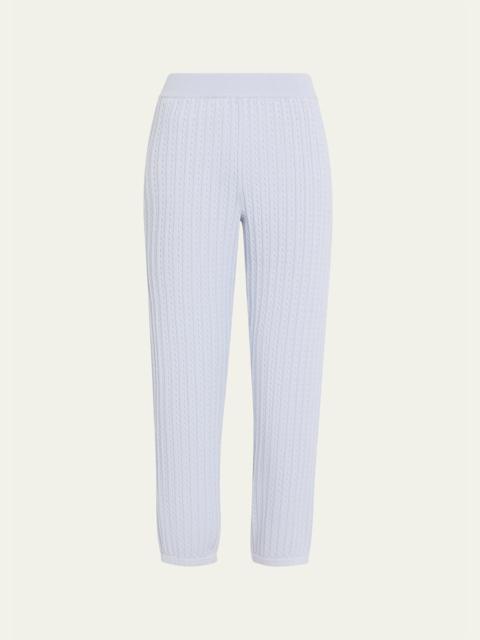SIMKHAI Tillie Cashmere-Cotton Travel Pants
