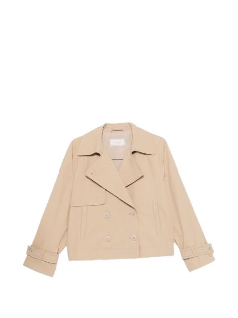 PESERICO double-breasted cropped jacket