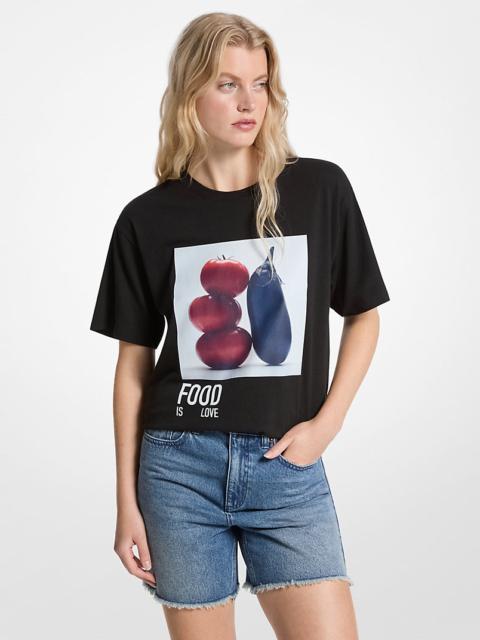 MICHAEL KORS Watch Hunger Stop Cotton T-Shirt