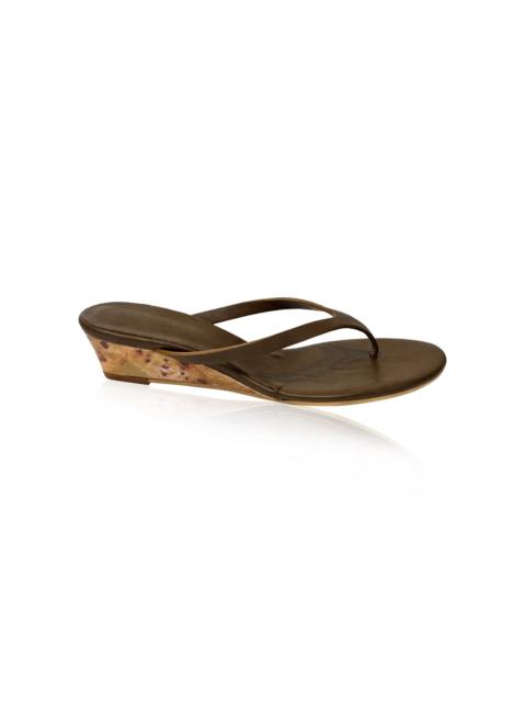 CHRISTOPHER ESBER Scala Wooden Wedge khaki