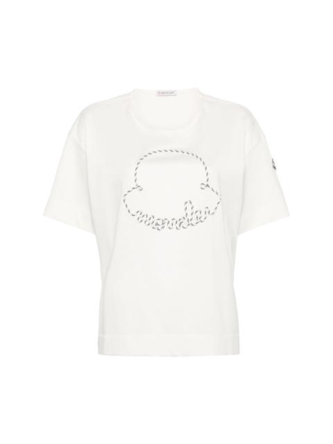 Moncler logo-appliquÃ© cotton T-shirt