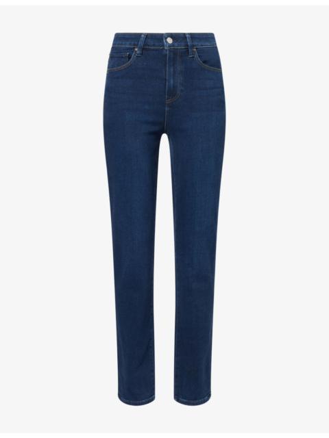 PAIGE Gemma Cigarette-Leg Stretch-Denim Jeans