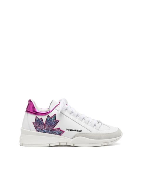 DSQUARED2 logo-print lace-up sneakers