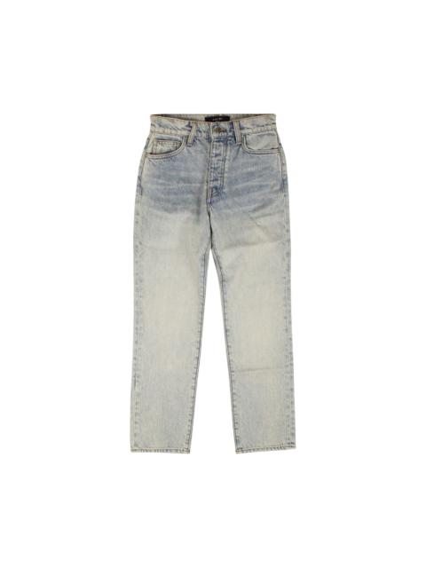 Amiri Cropped Straight Stack Jeans 'Blue'