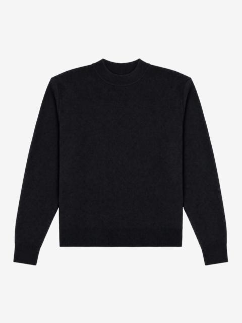 The Kooples BLACK WOOL AND CASHMERE SWEATER
