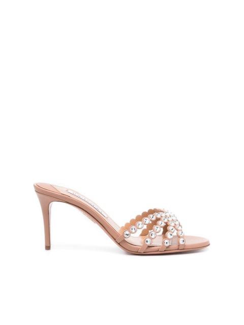 AQUAZZURA Tequila 75mm mules