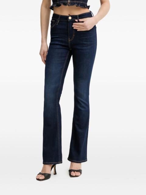 GUESS USA triangle-patch jeans
