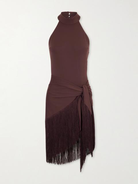 Taller Marmo Artemis Swimsuit And Fringed Pareo Set