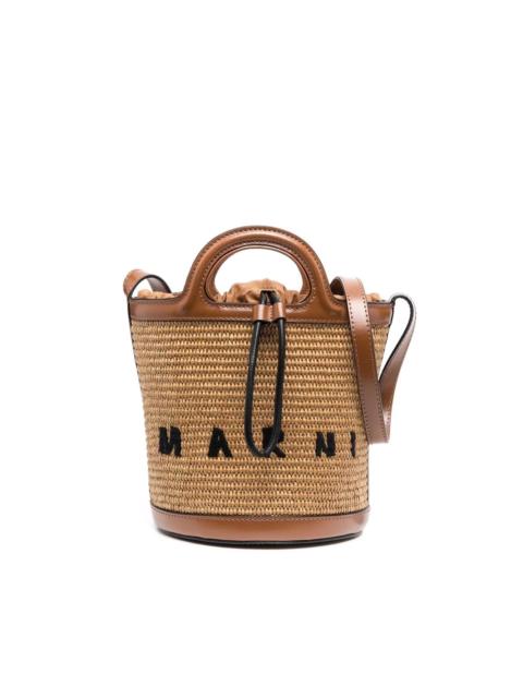 Marni Tropicalia logo-embroidered bucket bag
