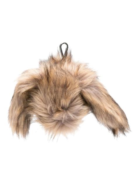 Simone Rocha Faux Fur Hare Coin Purse Bag