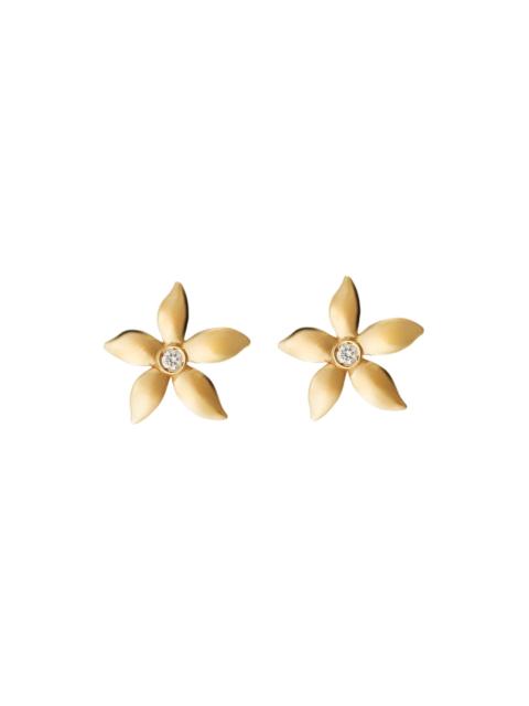 ILEANA MAKRI Women's Blossom 18K Yellow Gold & 0.04 TCW Diamond Small Flower Stud Earrings - Yellow Gold