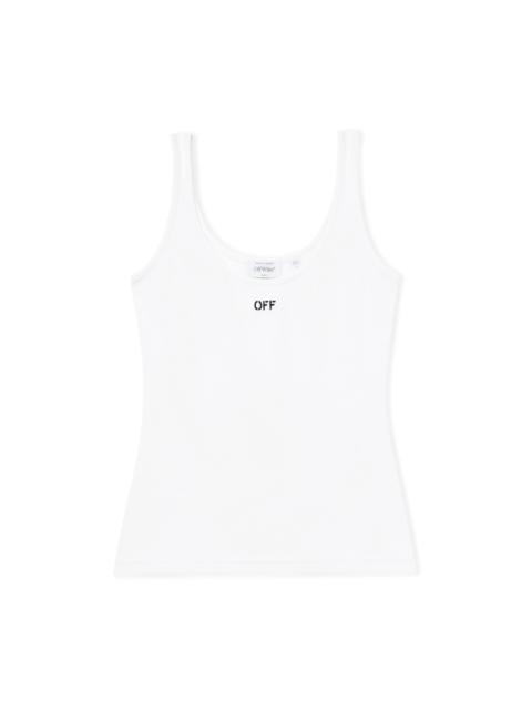 Off-White Off Stamp Rib Tank Top
