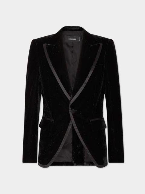 DSQUARED2 SPARKLING VELVET '70S BLAZER