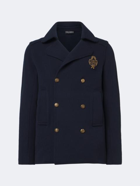 Dolce & Gabbana DG knitted cotton blazer