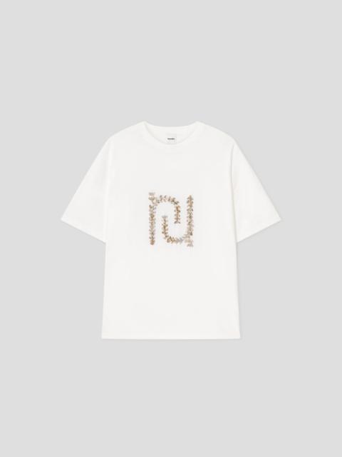 Nanushka Embroidered Cotton-Jersey T-Shirt