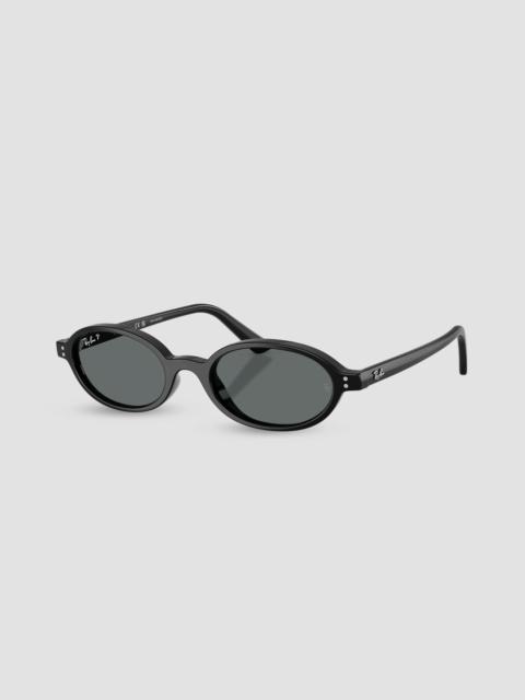 Ray-Ban Women's RB4472 48MM Oval Sunglasses - Black